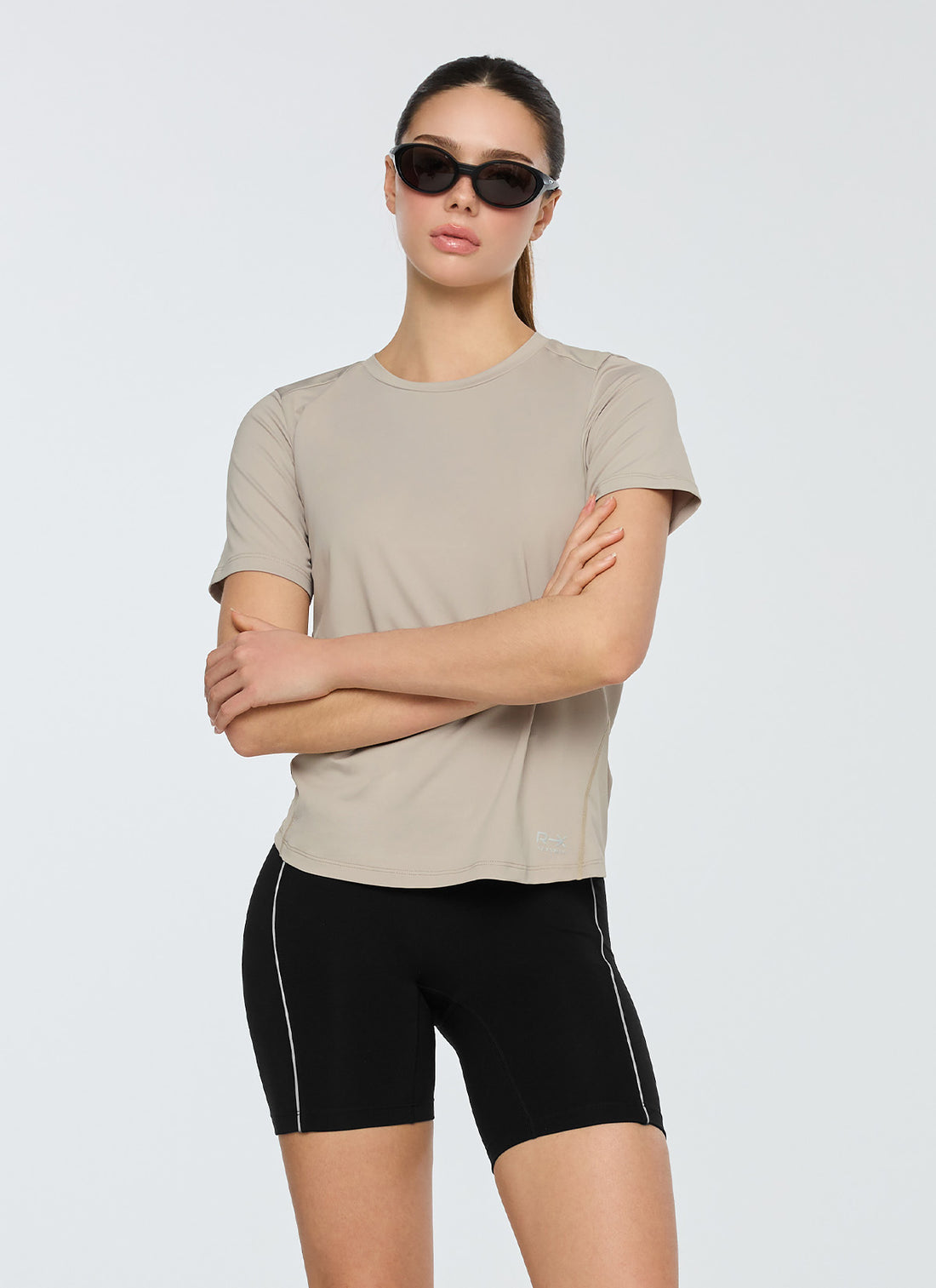 RX Mesh Mix Standard Fit Short Sleeve - Cocoa Beige