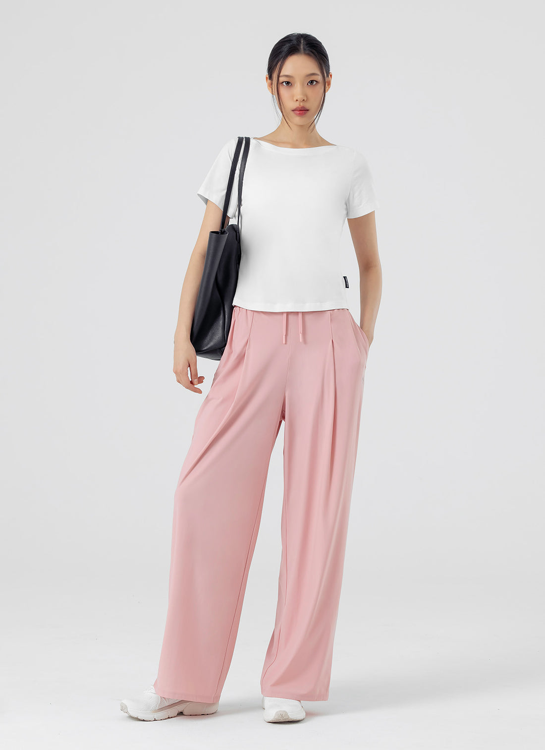 Cooling Tricot Urban Wide Pants - Dusty Berry