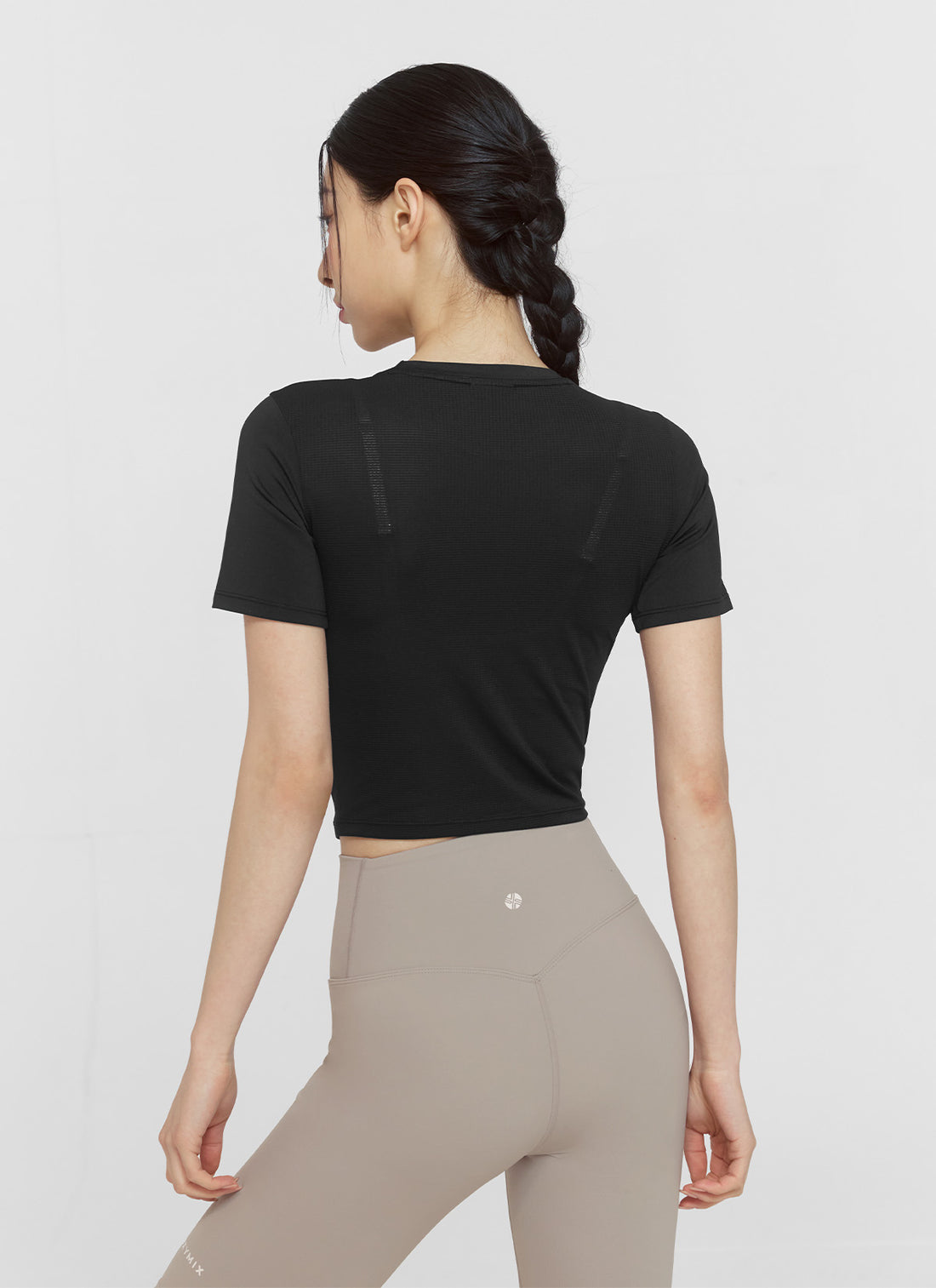 Ice Scent Crop Short Sleeve - Black