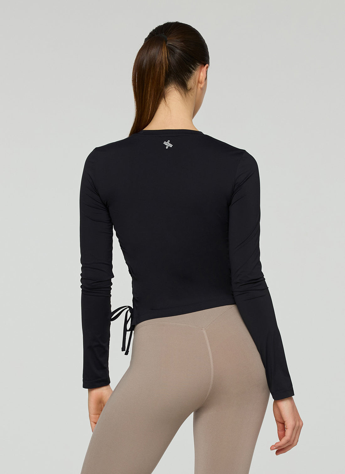 Cooling Side Ribbon Long Sleeve - Black