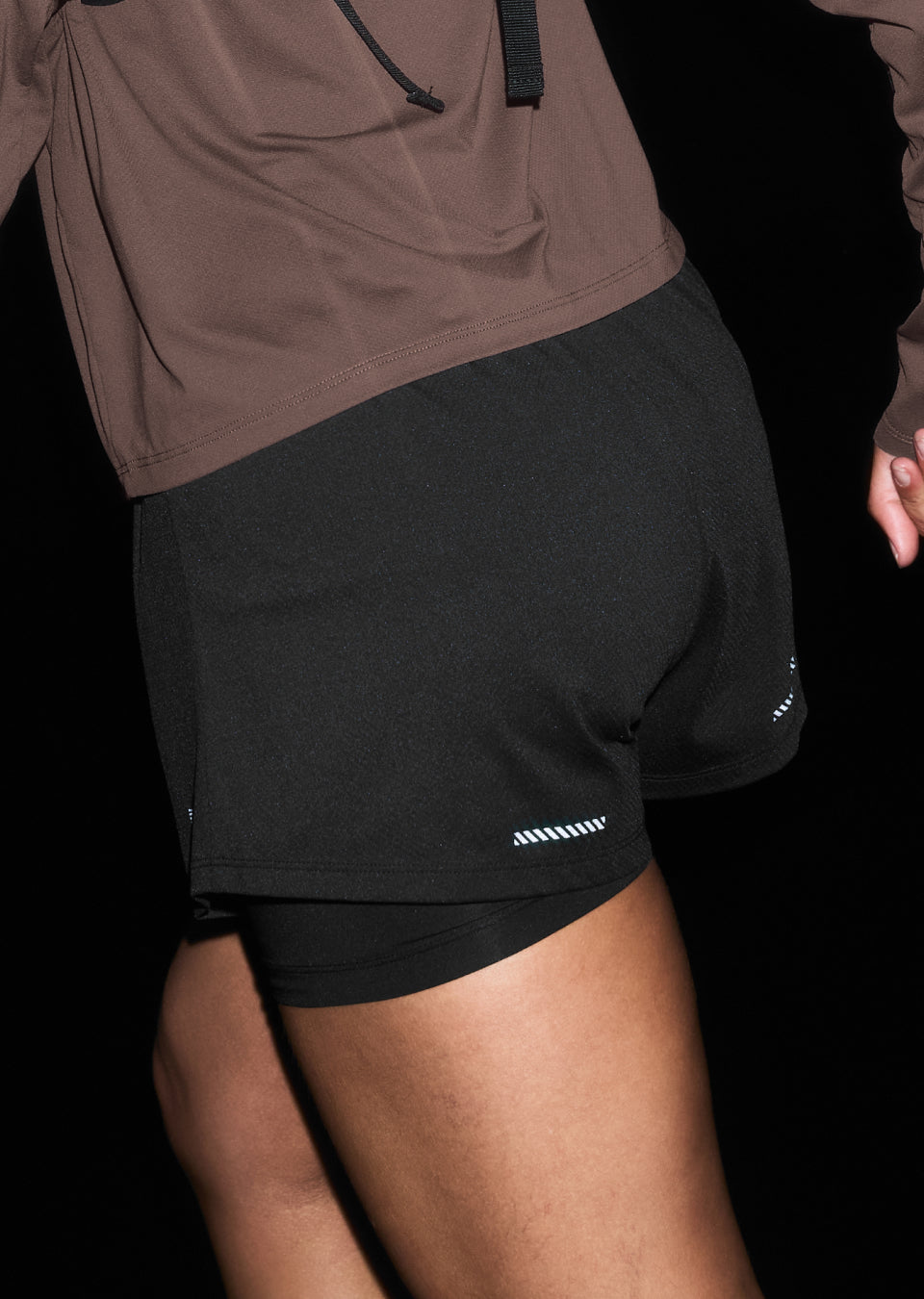 RX Mesh Lightrun 2-in-1 Shorts - Black