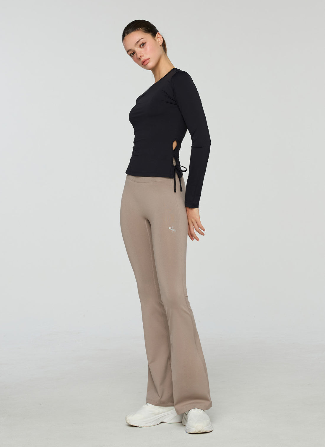 Cooling Side Ribbon Long Sleeve - Black