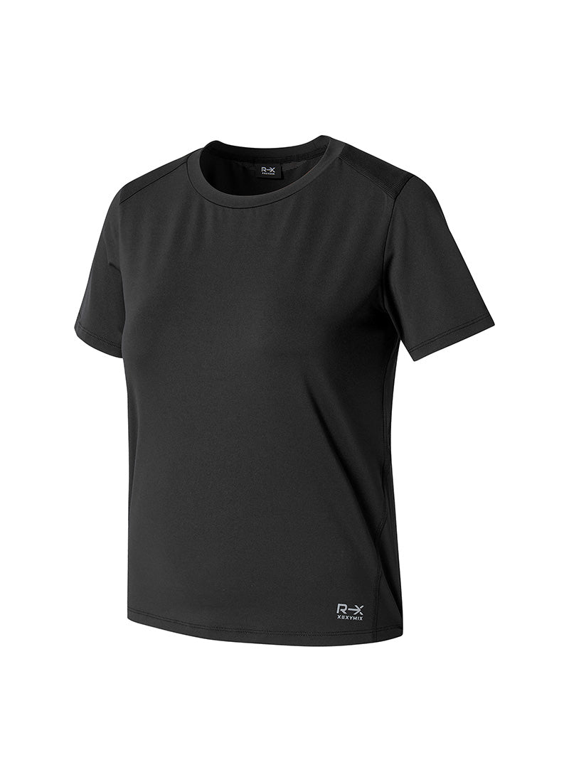 RX Mesh Mix Standard Fit Short Sleeve - Black