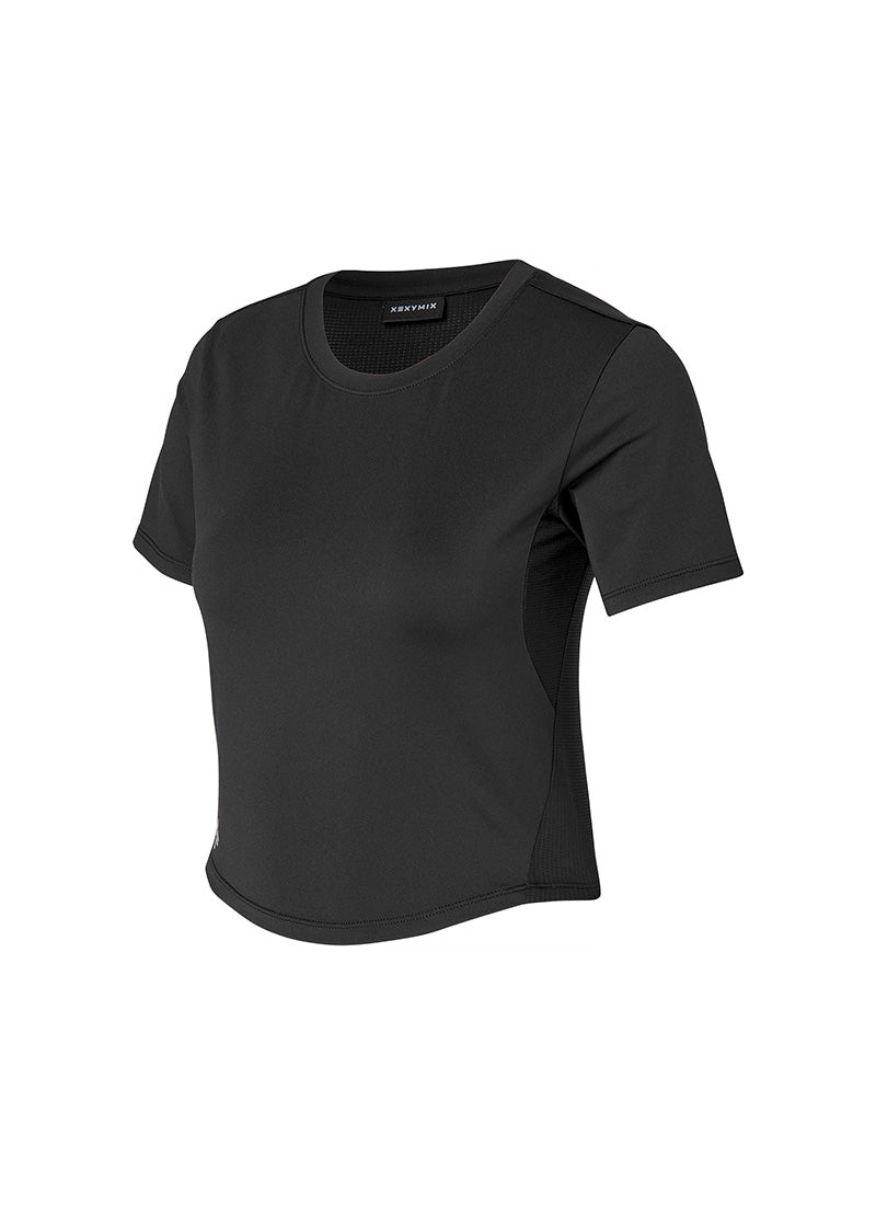 Ice Scent Crop Short Sleeve - Black