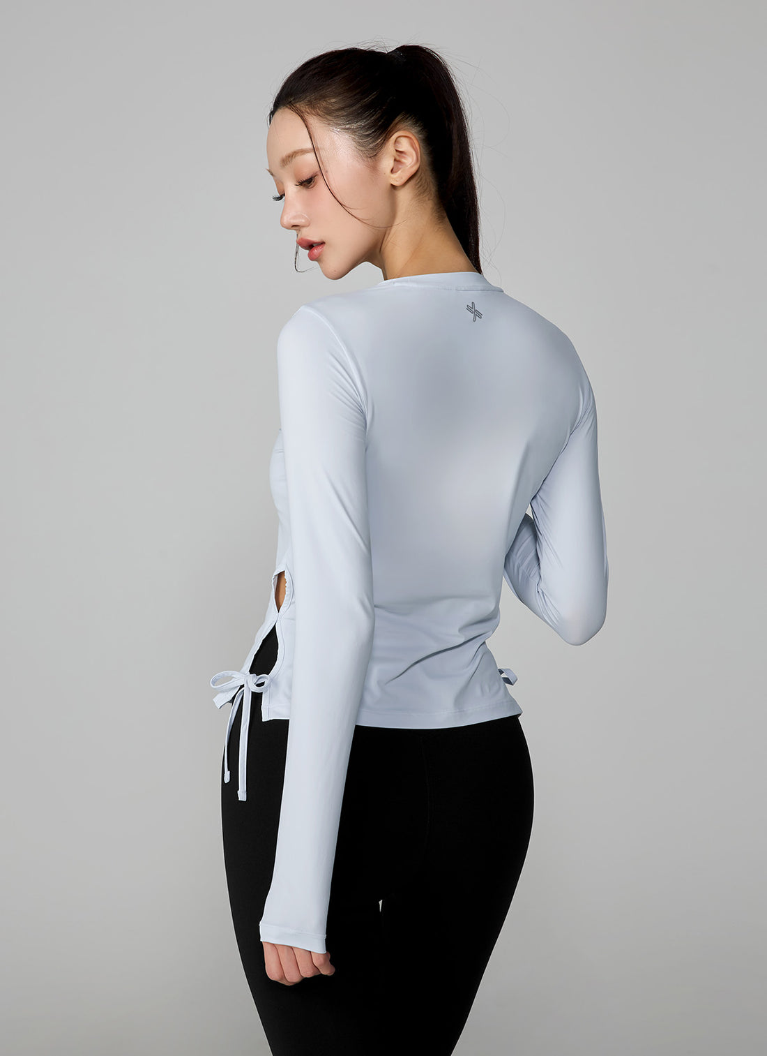 Cooling Side Ribbon Long Sleeve - Blue Scent