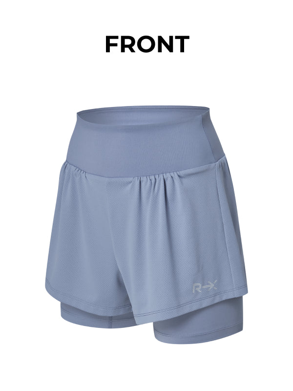 RX Mesh Lightrun 2-in-1 Shorts - Frost Blue