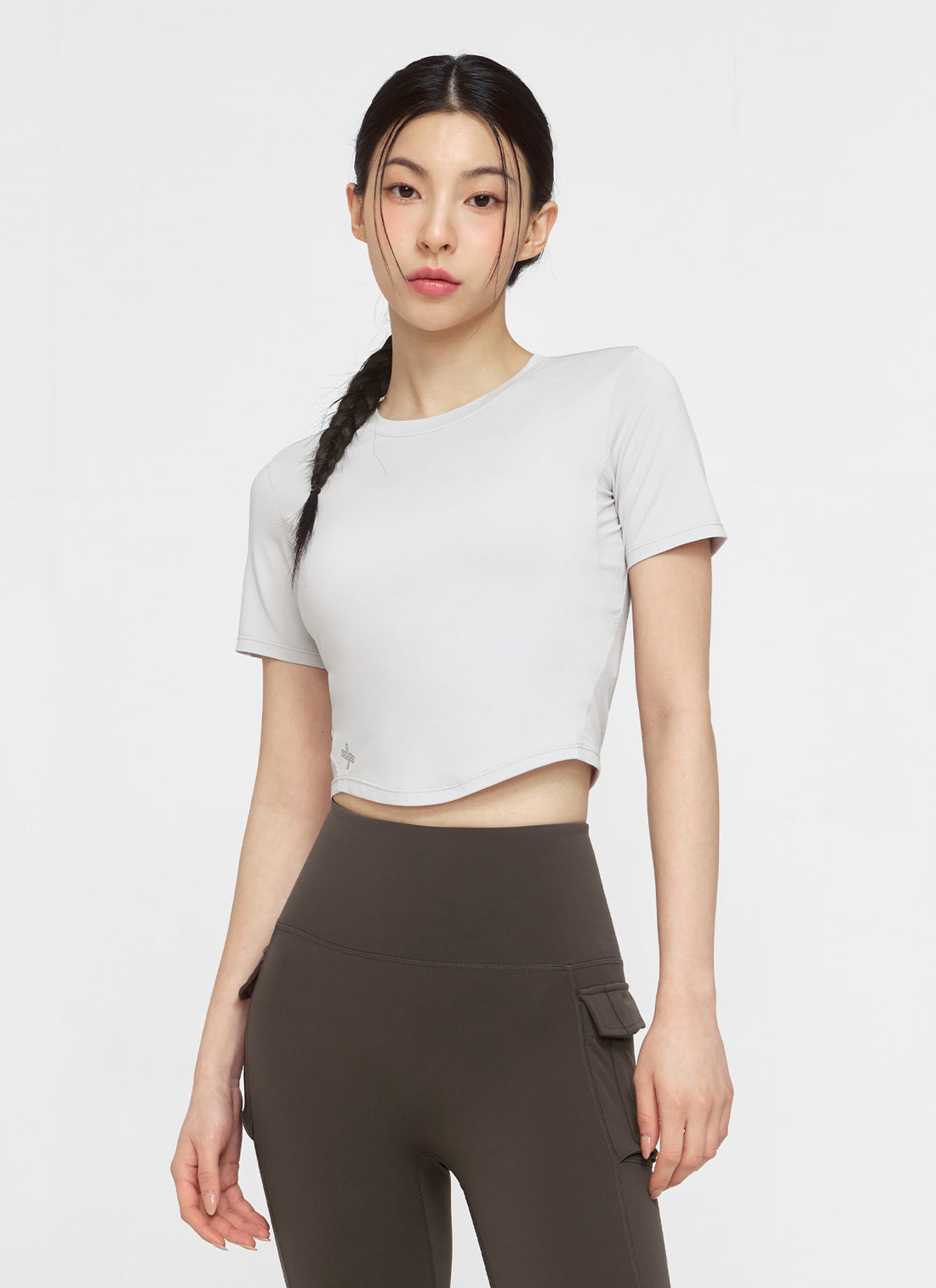 Ice Scent Crop Short Sleeve - Dreamy Cloud