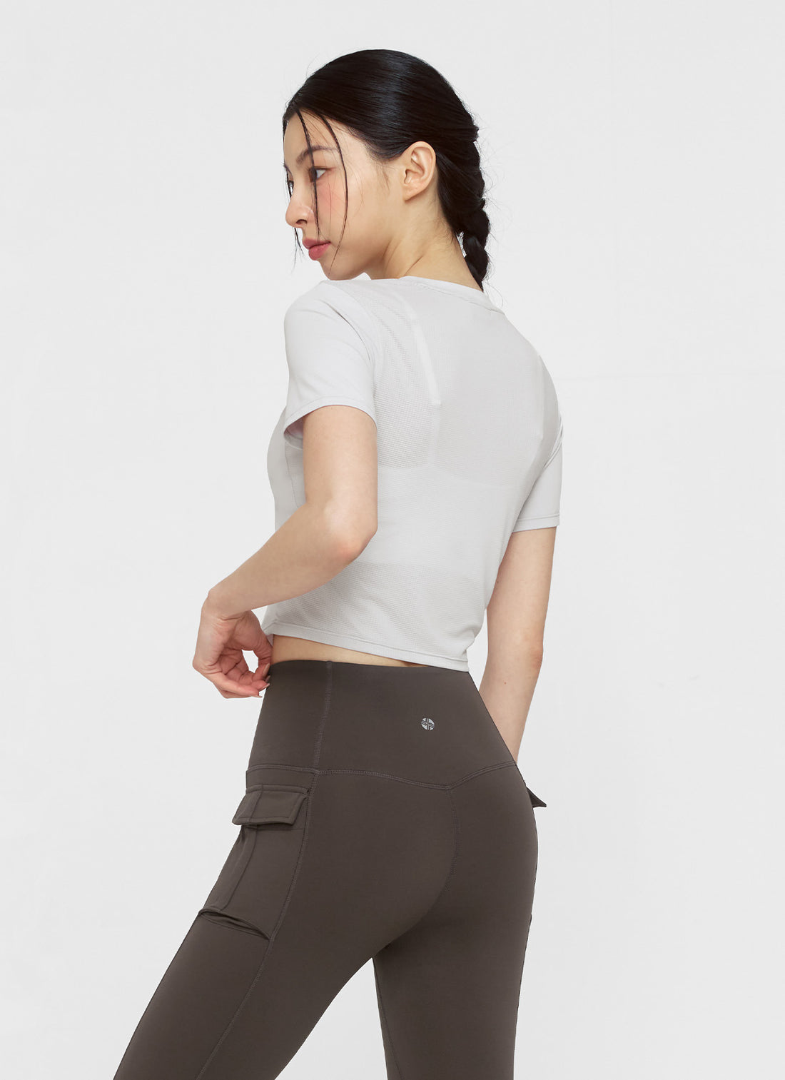 Ice Scent Crop Short Sleeve - Dreamy Cloud