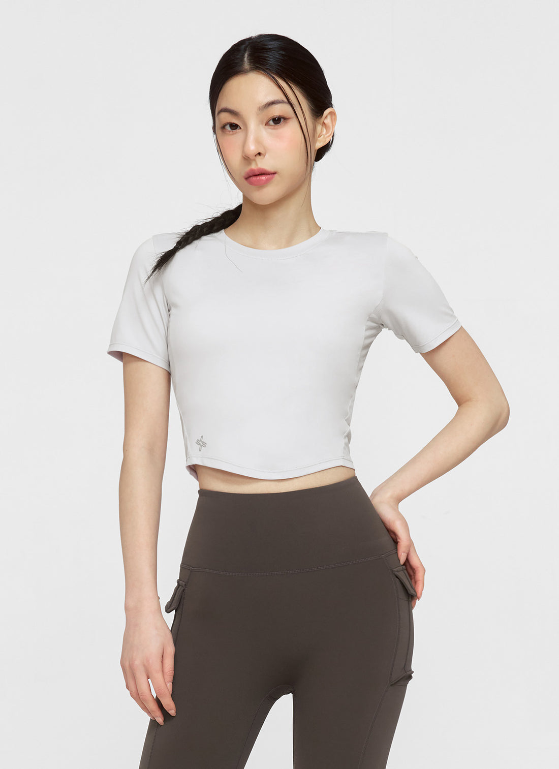 Ice Scent Crop Short Sleeve - Dreamy Cloud