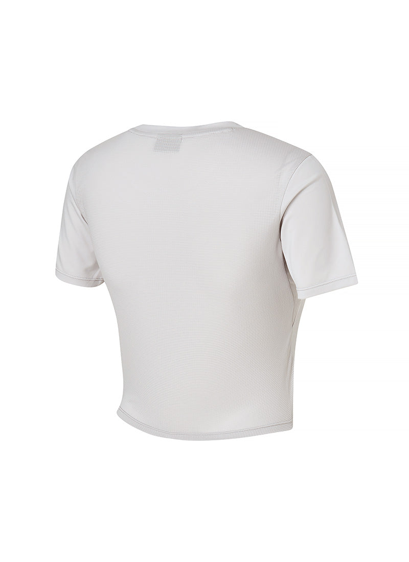 Ice Scent Crop Short Sleeve - Dreamy Cloud
