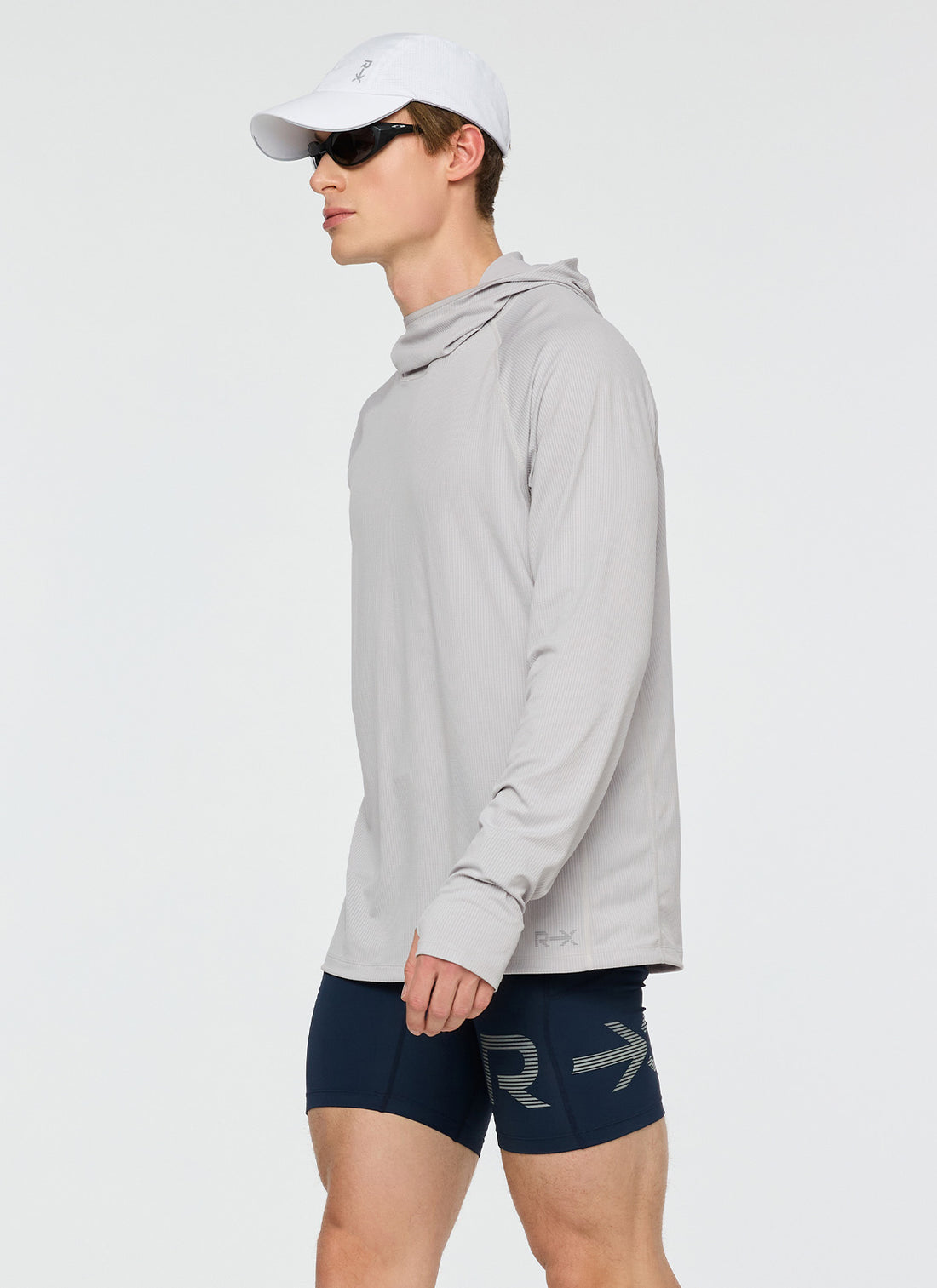 RX Men's Air Cooling Hoodie - Light Gray