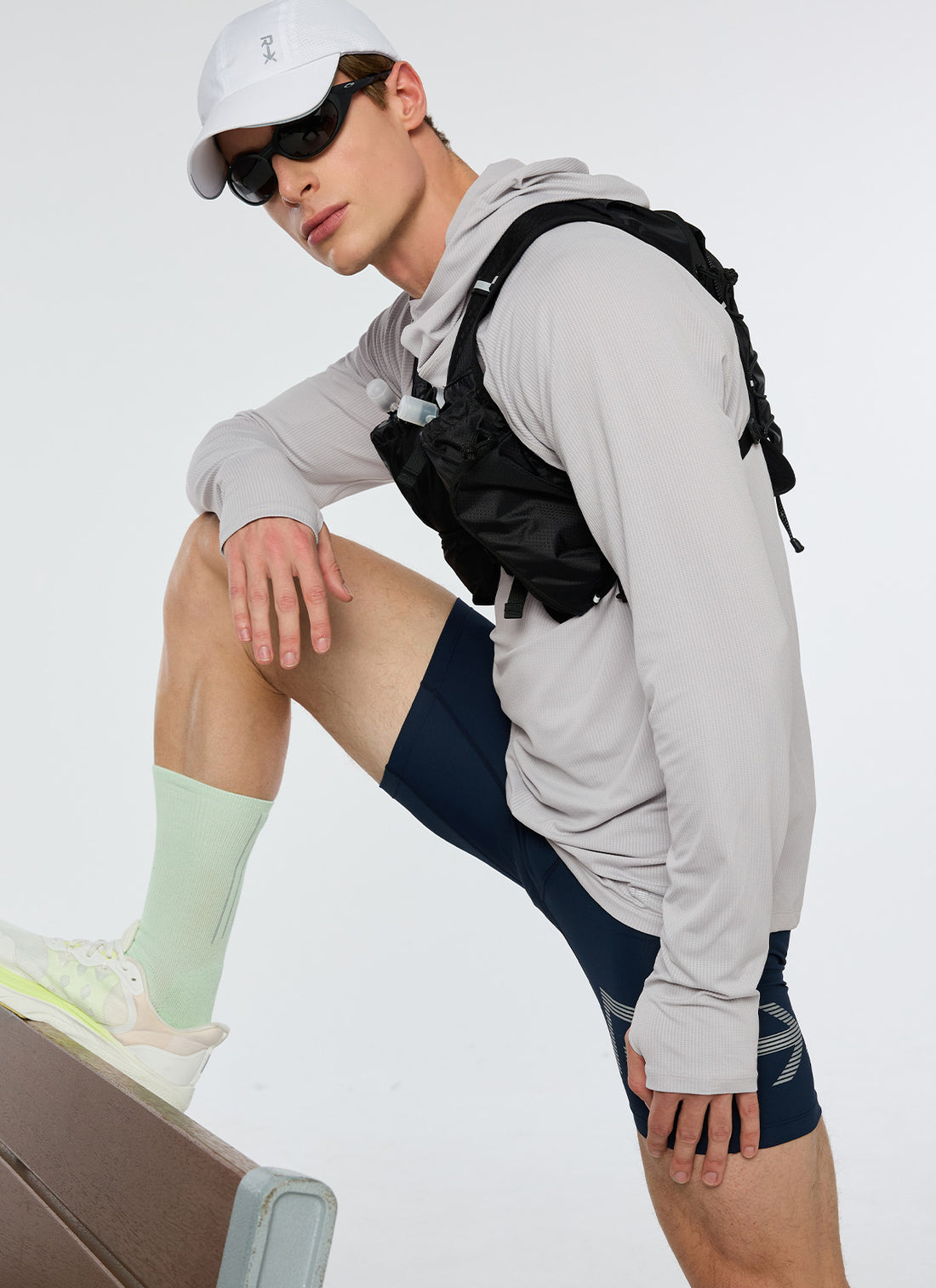 RX Men's Air Cooling Hoodie - Light Gray