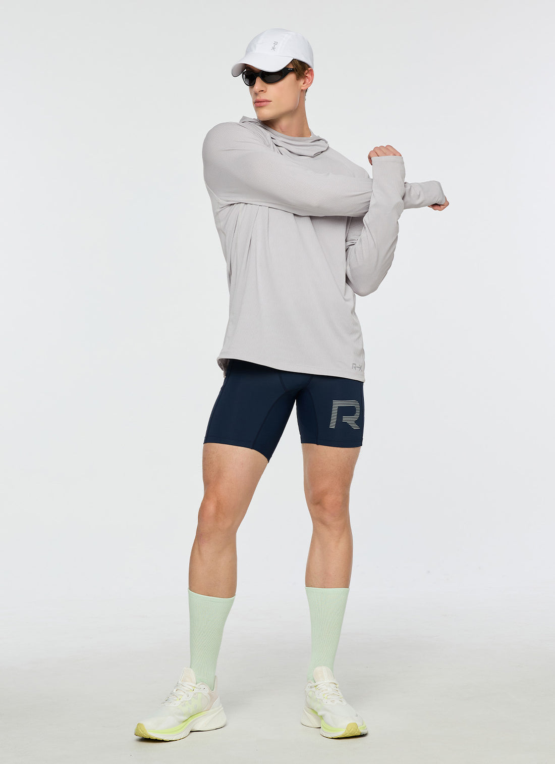 RX Men's Air Cooling Hoodie - Light Gray