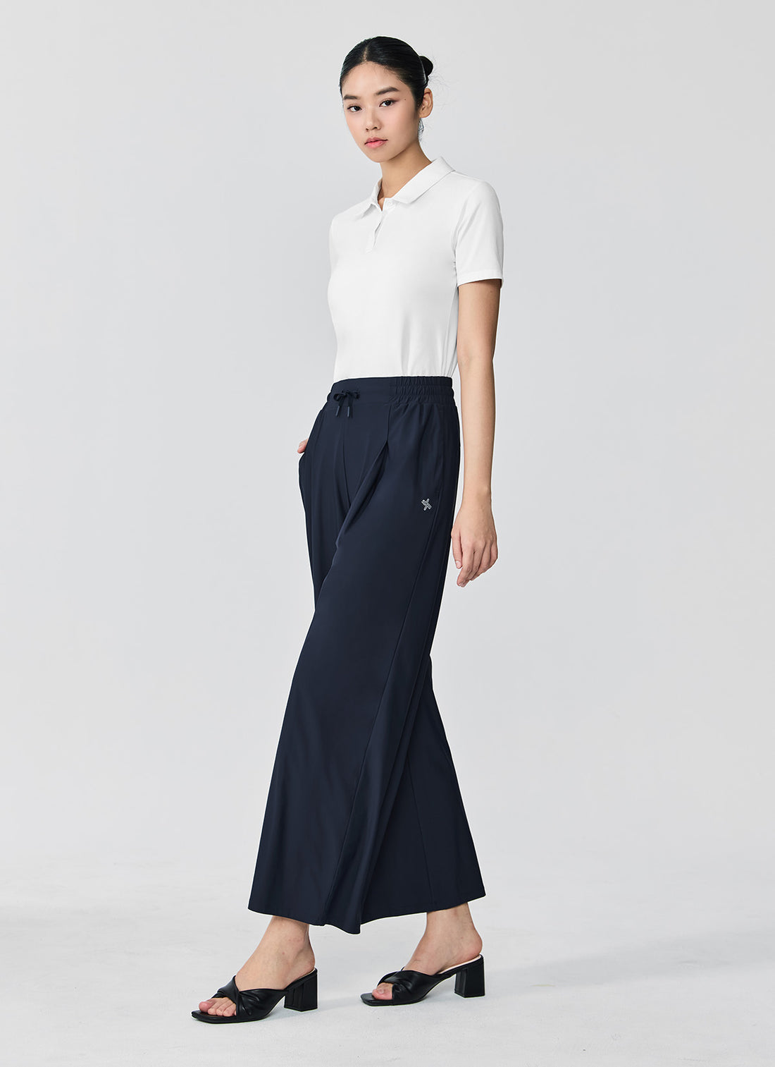 Cooling Tricot Urban Wide Pants - Griffin Navy