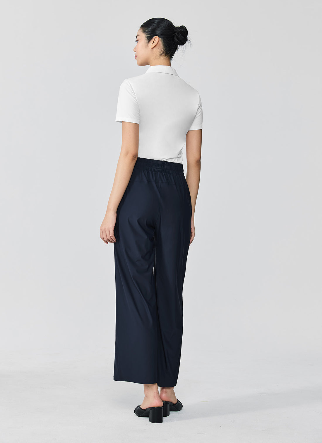 Cooling Tricot Urban Wide Pants - Griffin Navy