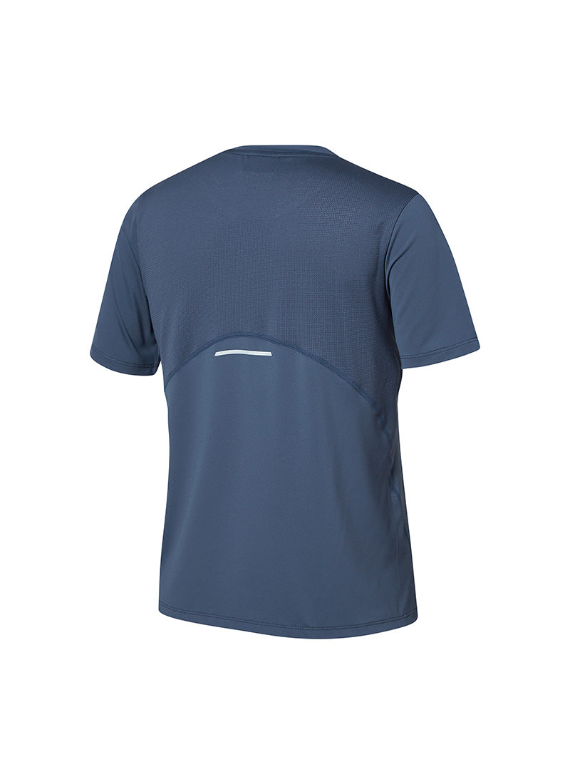 RX Mesh Mix Standard Fit Short Sleeve - Steel Deep Blue