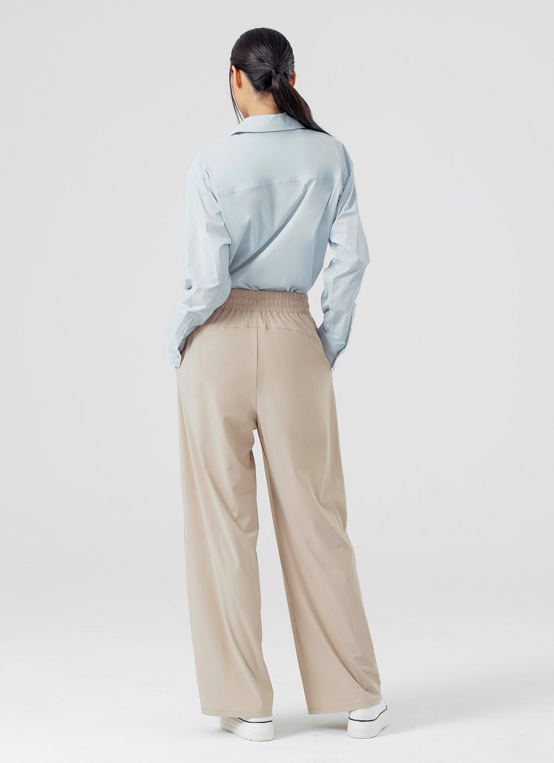Cooling Tricot Urban Wide Pants - Smoke Woody