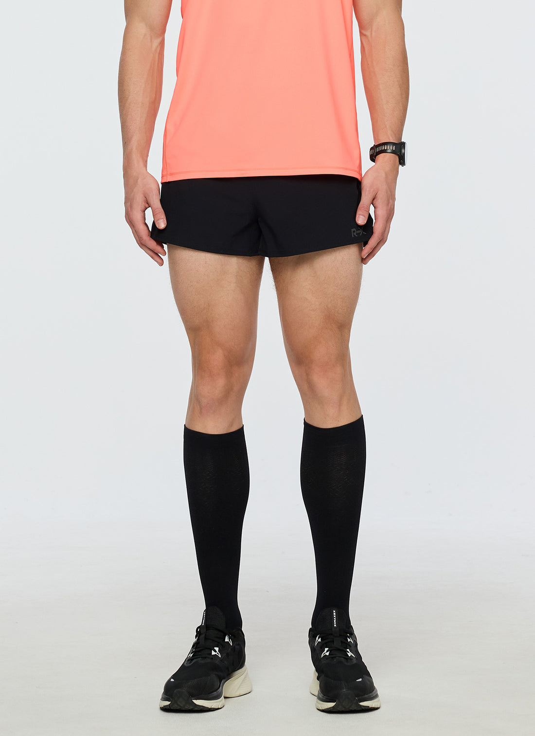 RX Men's Multi-Pocket Running Shorts - Black