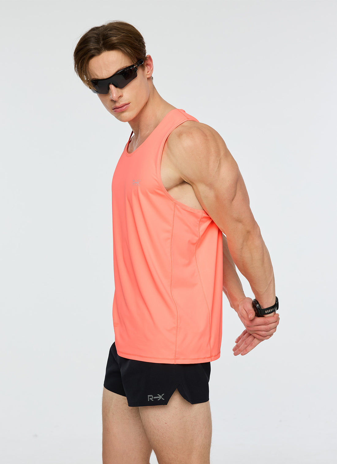 RX Men's Multi-Pocket Running Shorts - Black