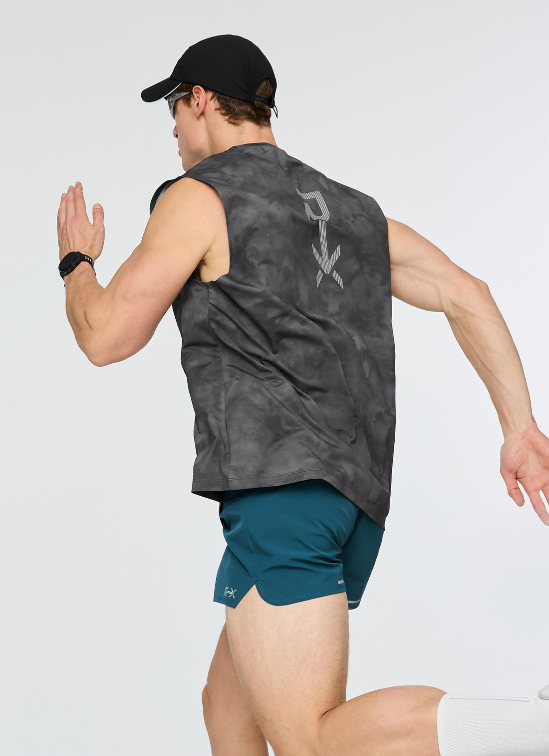 RX Men's Multi-Pocket Running Shorts - Moroccan Blue