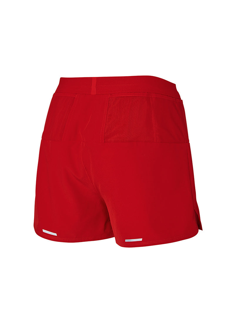 RX Men's Multi-Pocket Running Shorts - Fire Red