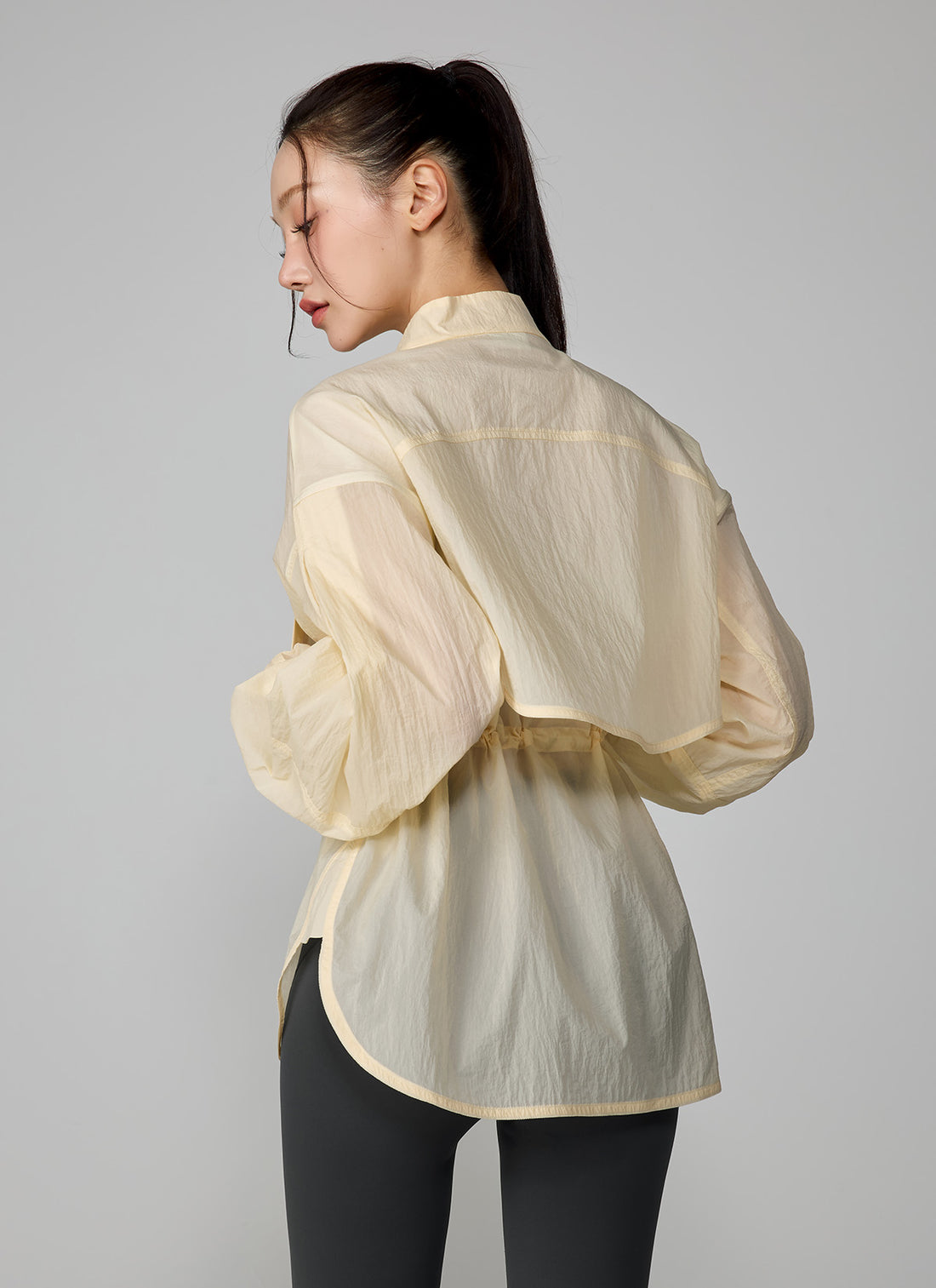 Light Ventilation Windbreaker - Vanilla Yellow