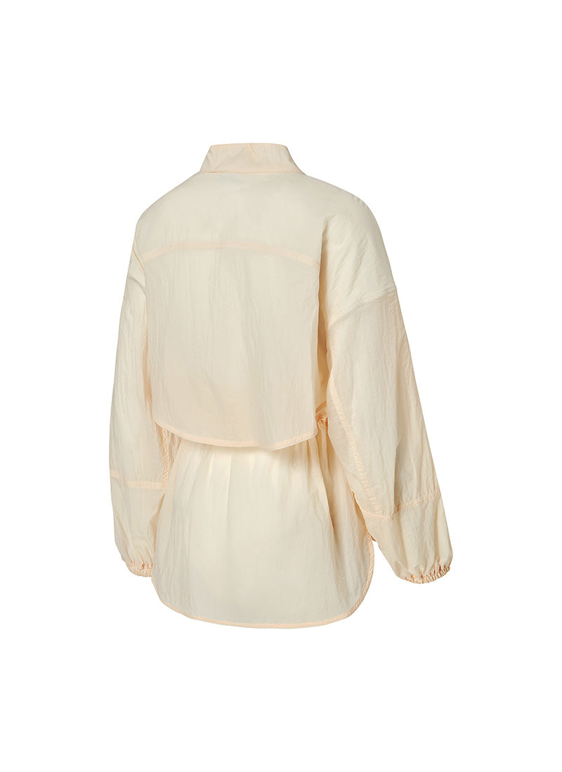 Light Ventilation Windbreaker - Vanilla Yellow