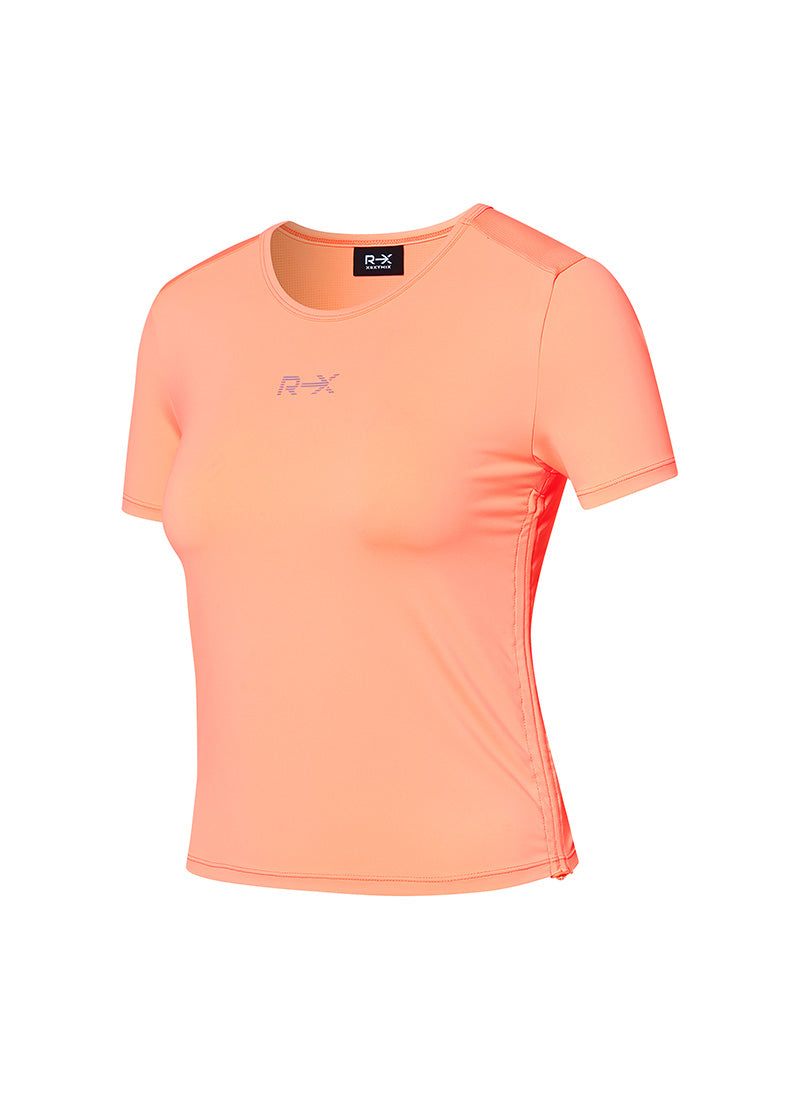 RX Side Shirring Short Top - Hibiscus Orange