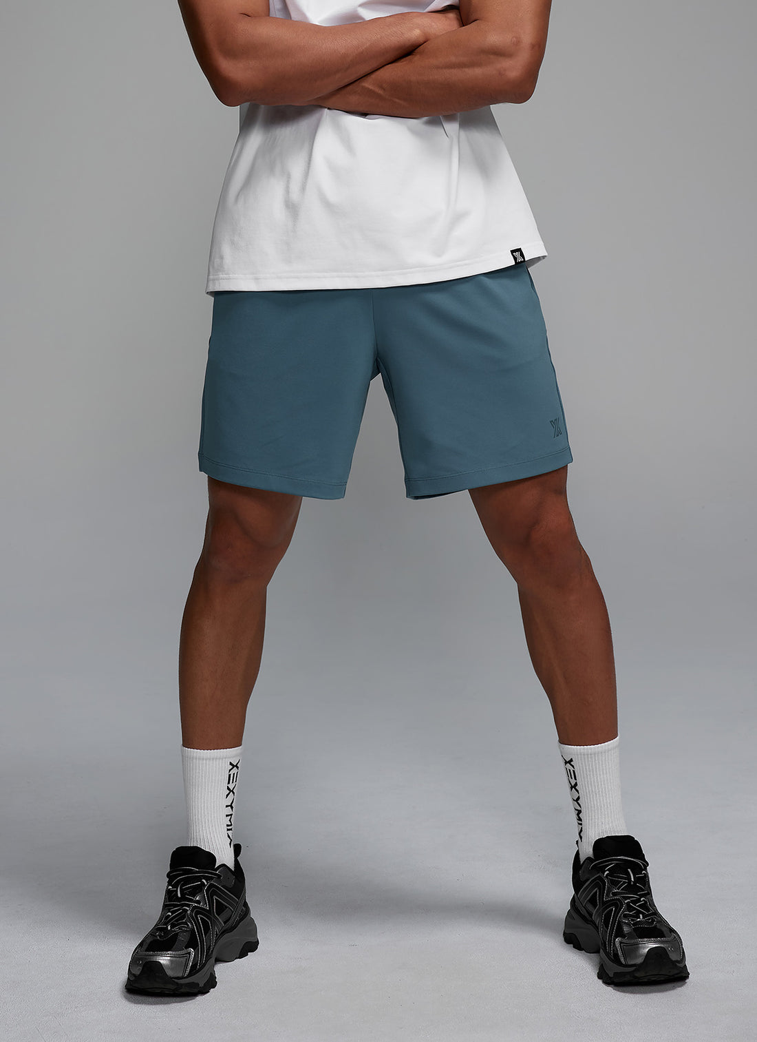 Comfort Fine Men's Easy Shorts - Teal Blue
