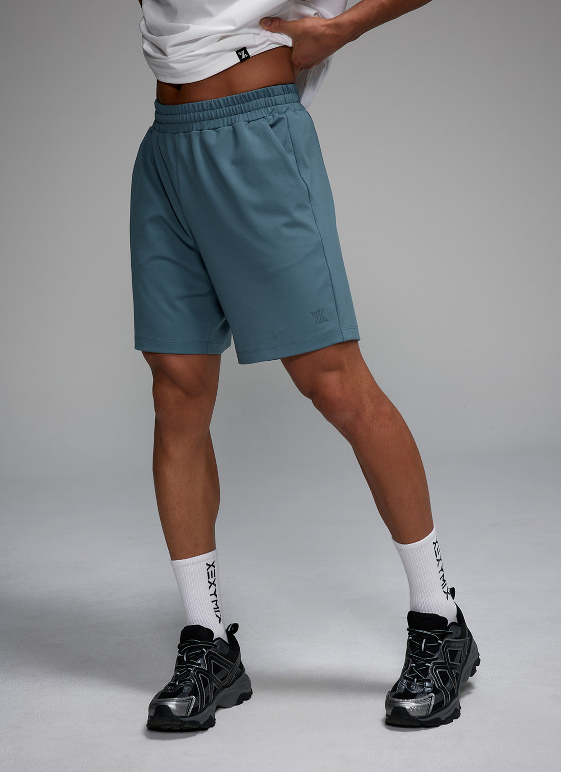 Comfort Fine Men's Easy Shorts - Teal Blue
