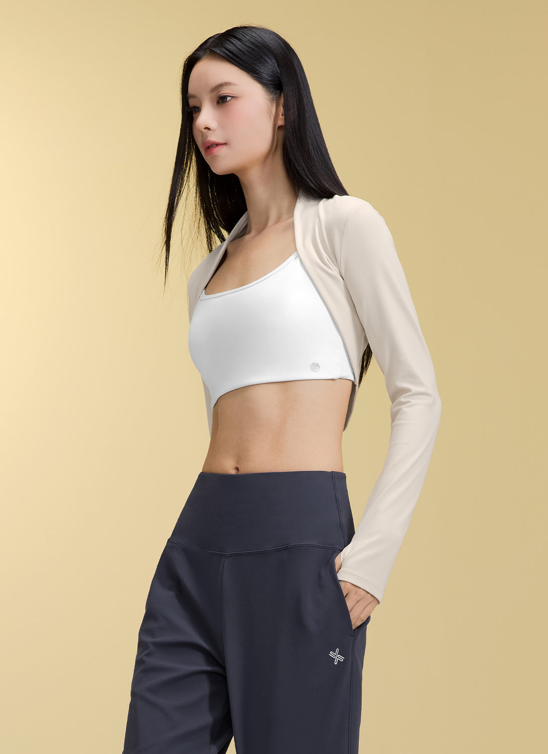 Soft Move Bolero - Oatmeal Cream