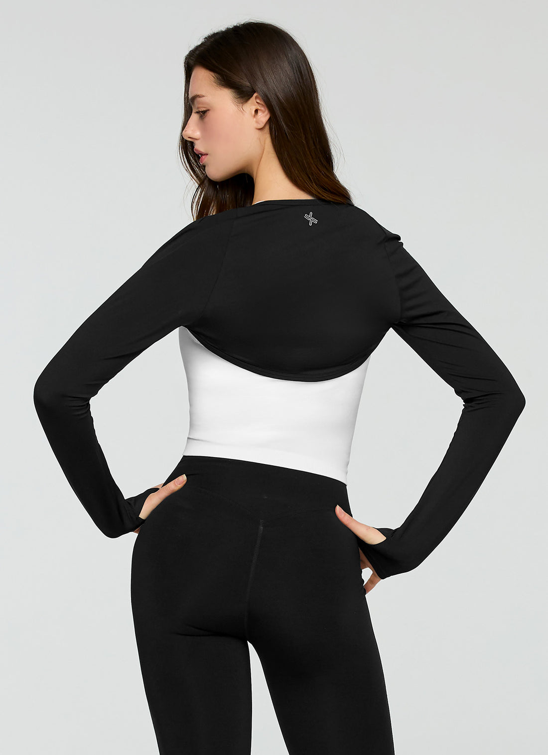 Ice Feather Cover-Up Bolero - Black