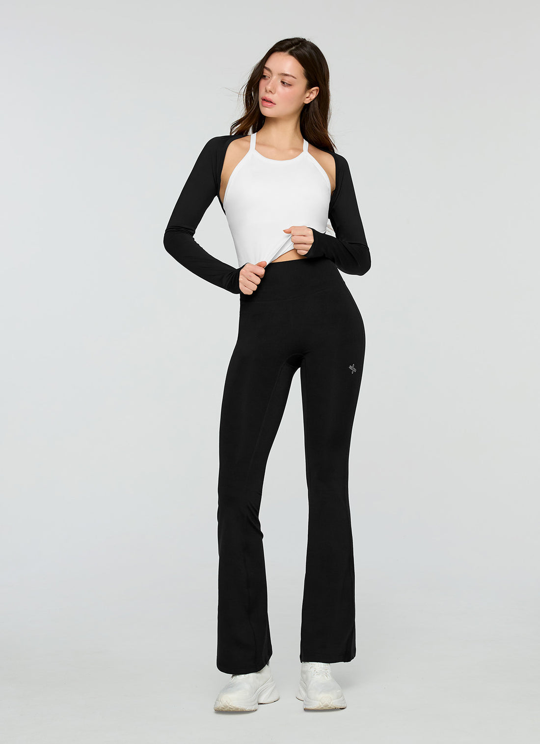 Ice Feather Cover-Up Bolero - Black
