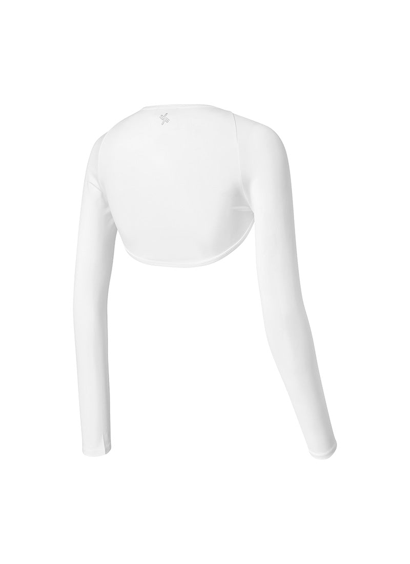 Ice Feather Cover-Up Bolero - Ivory