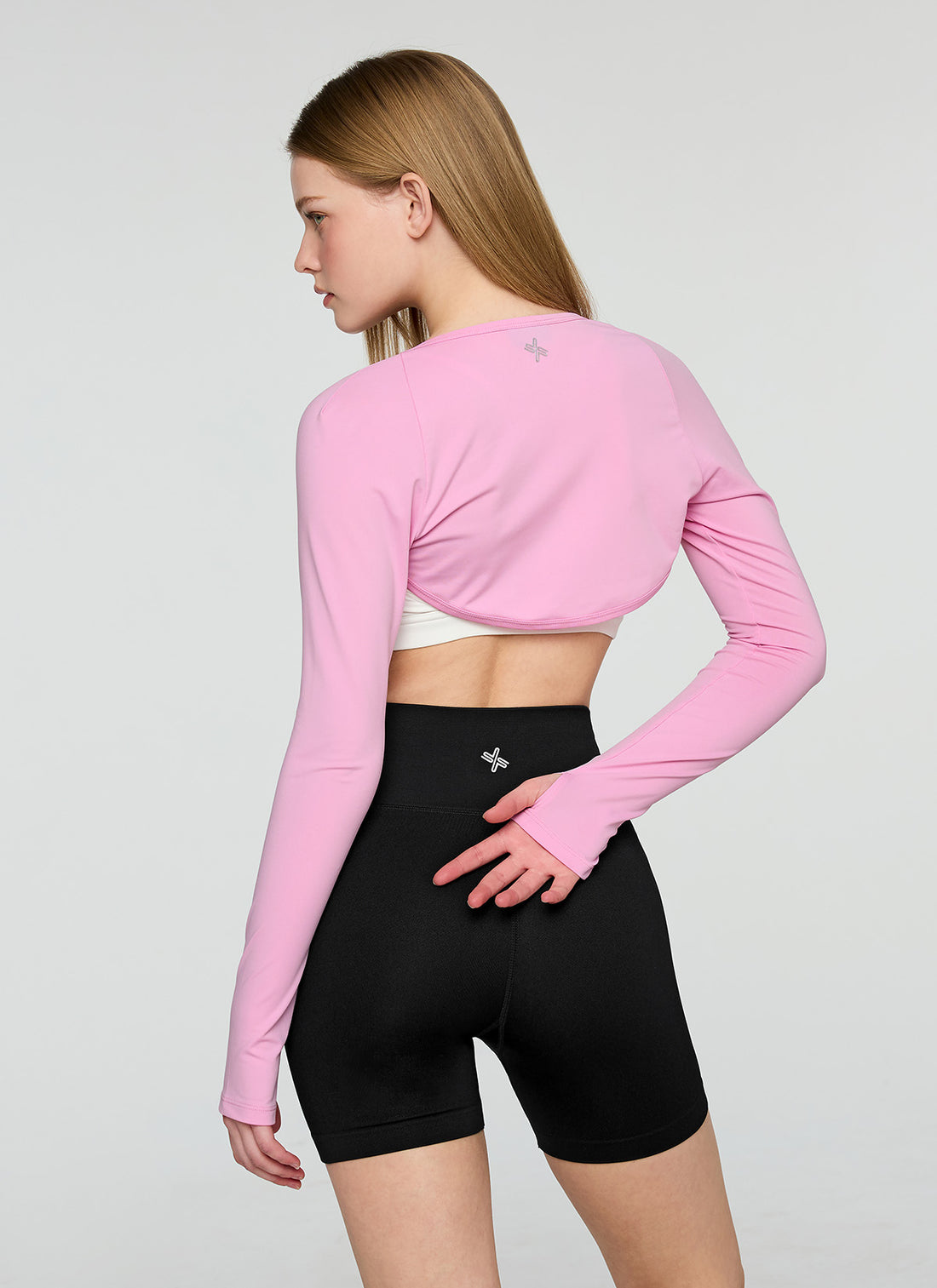 Ice Feather Cover-Up Bolero - Blallet Pink