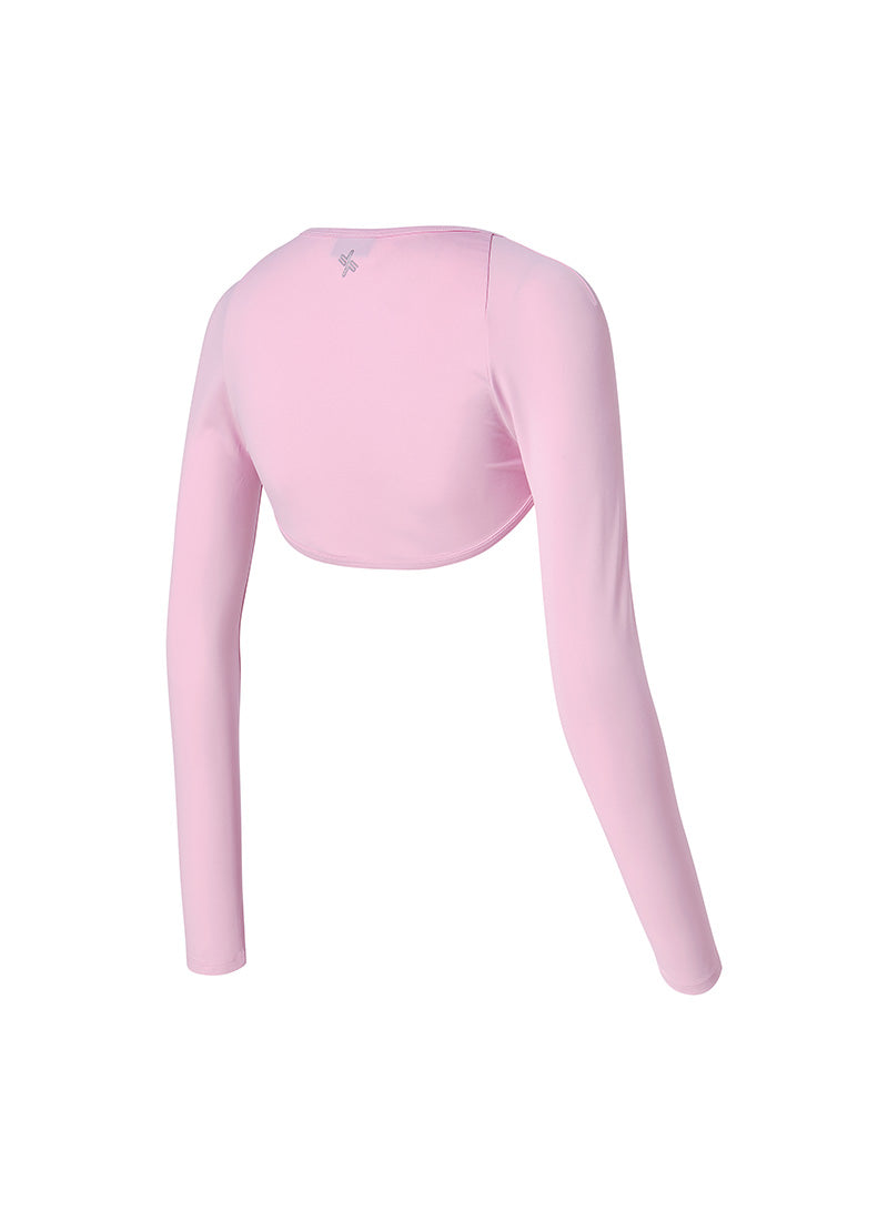 Ice Feather Cover-Up Bolero - Blallet Pink