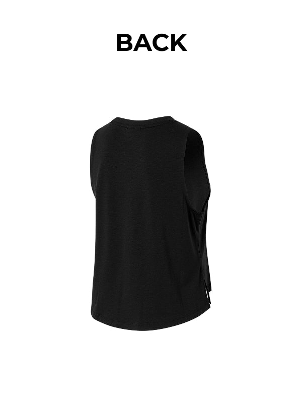 Soft Layered Sleeveless - Black
