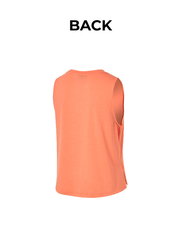 Soft Layered Sleeveless - Coral Rose