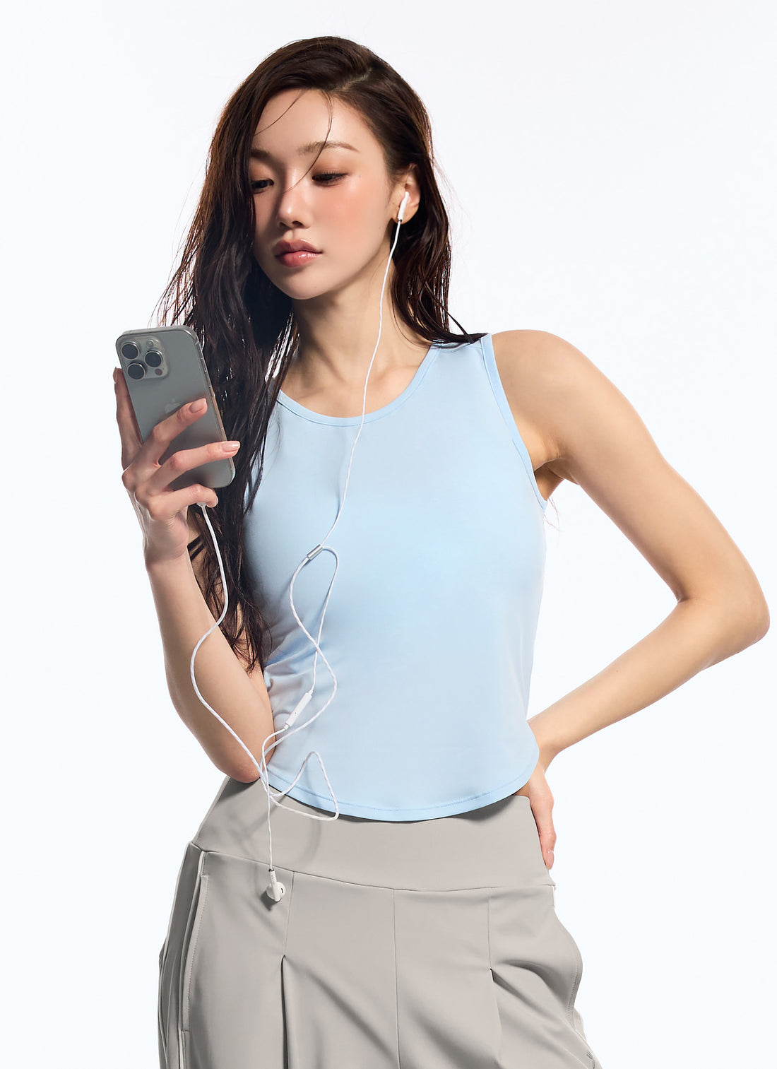 Ice Scent Sleeveless - Lace Blue
