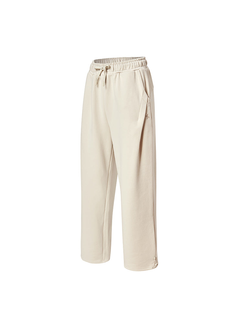 Softree Pintuck Wide Pants - Tarte Beige