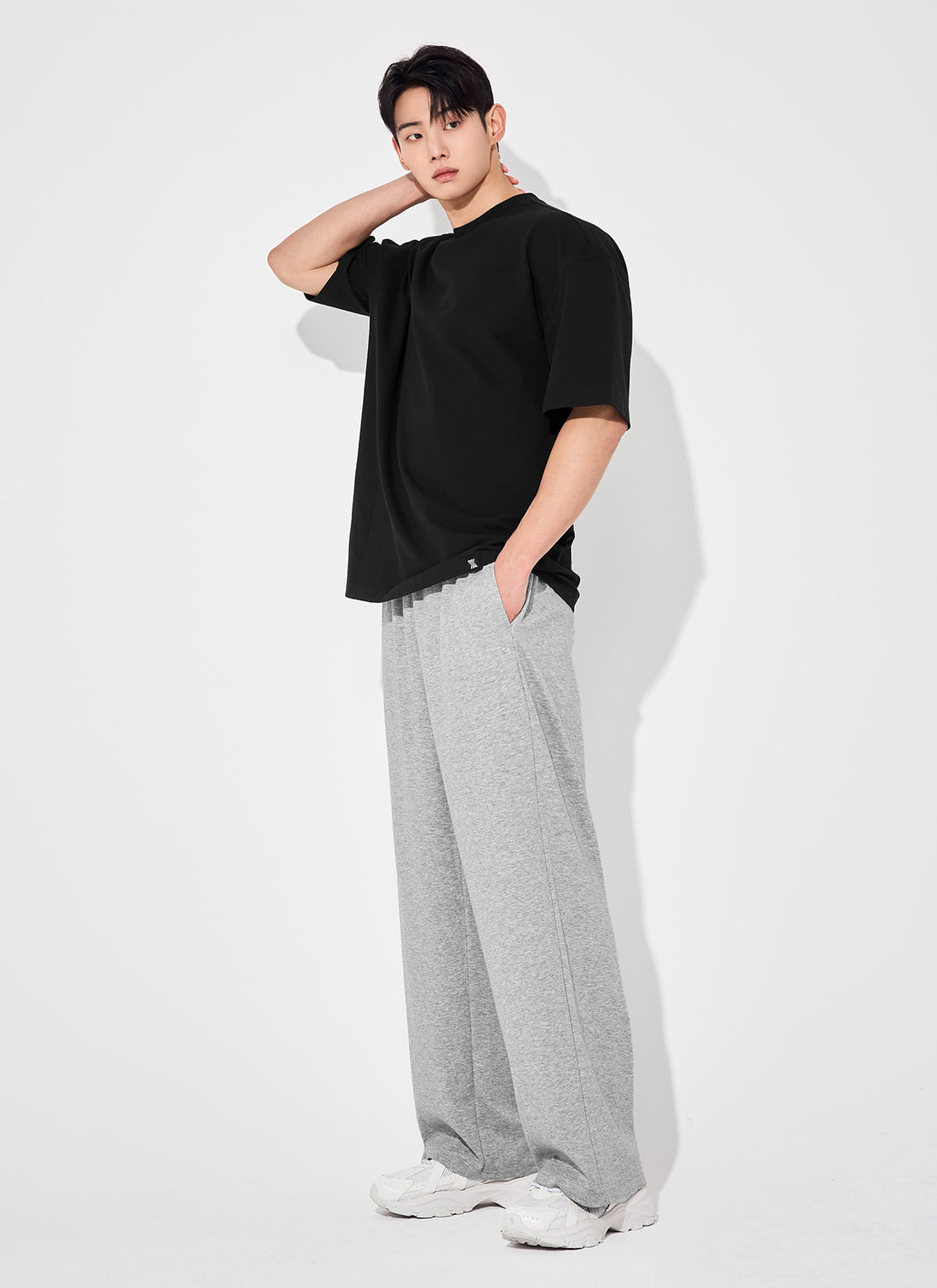 NX Men's Heavy Cotton Overfit Short Sleeve - Black