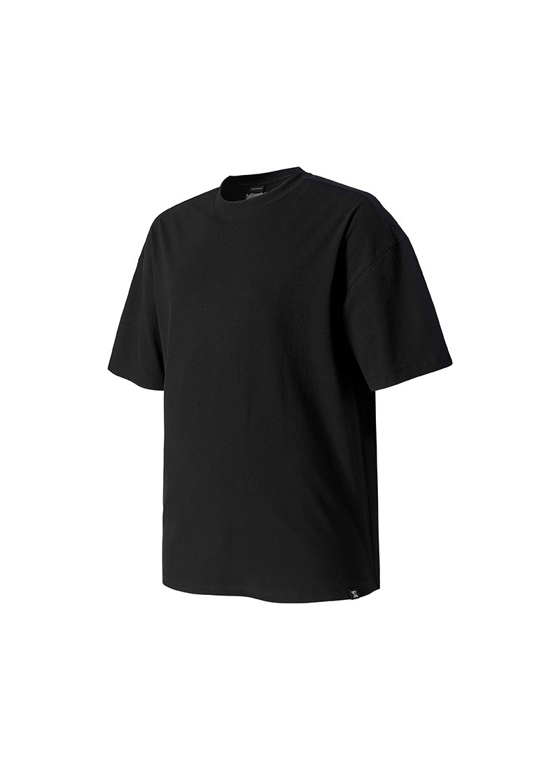 NX Men's Heavy Cotton Overfit Short Sleeve - Black