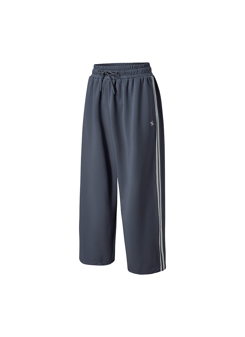 More Trackline Wide Pants - Midnight Blue