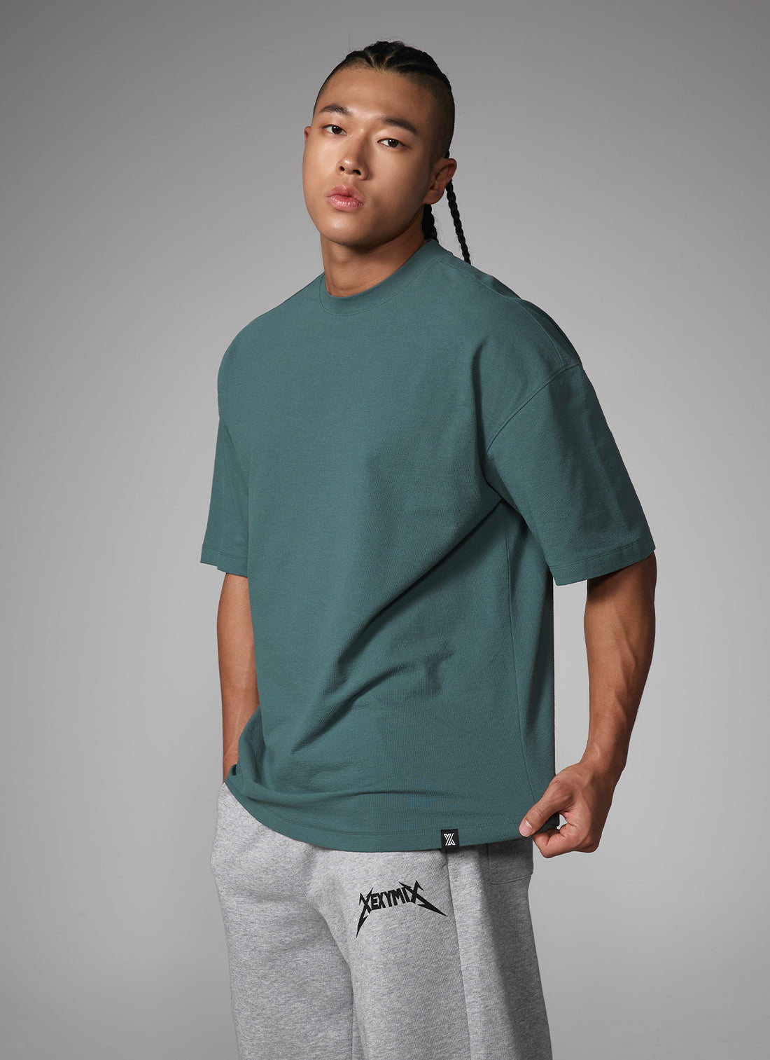 NX Men's Heavy Cotton Overfit Short Sleeve - Khaki