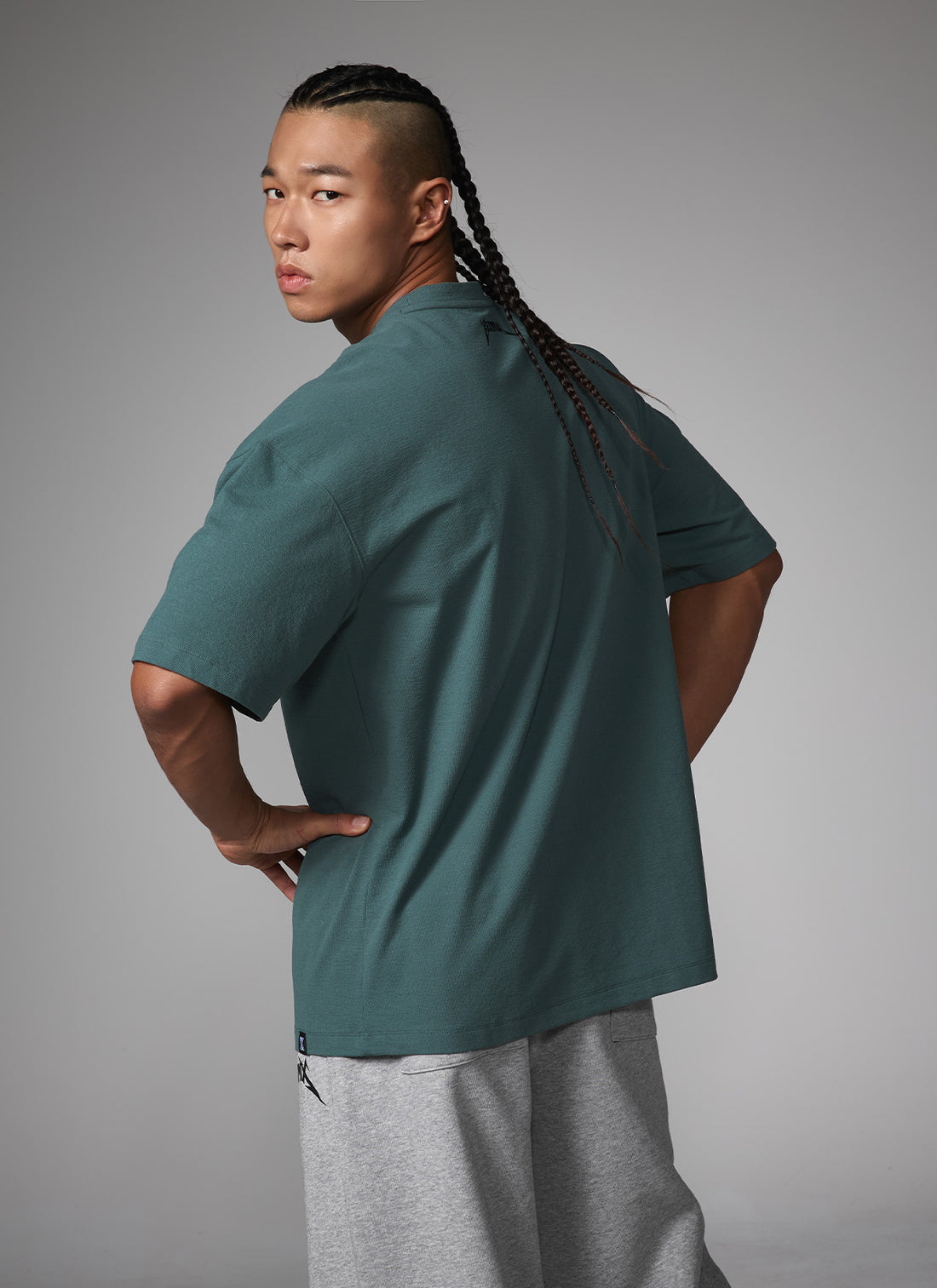 NX Men's Heavy Cotton Overfit Short Sleeve - Khaki