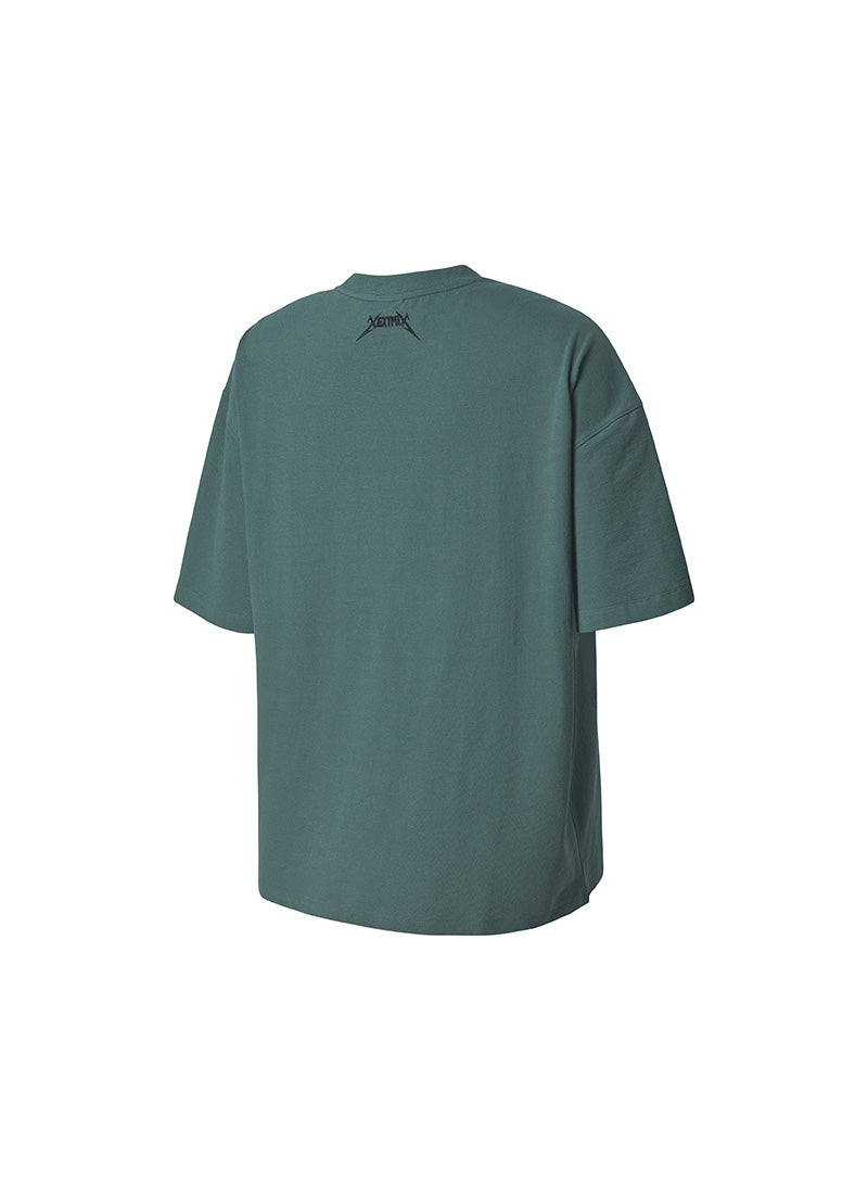 NX Men's Heavy Cotton Overfit Short Sleeve - Khaki