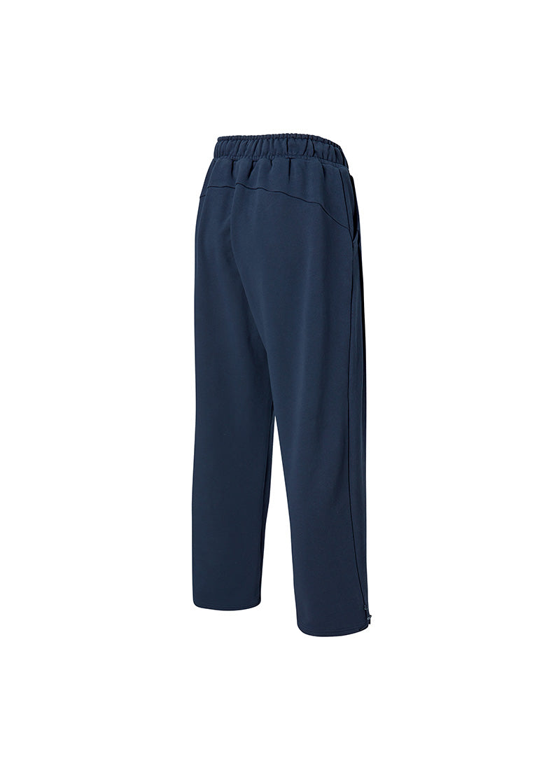 Softree Pintuck Wide Pants - Bermuda Navy