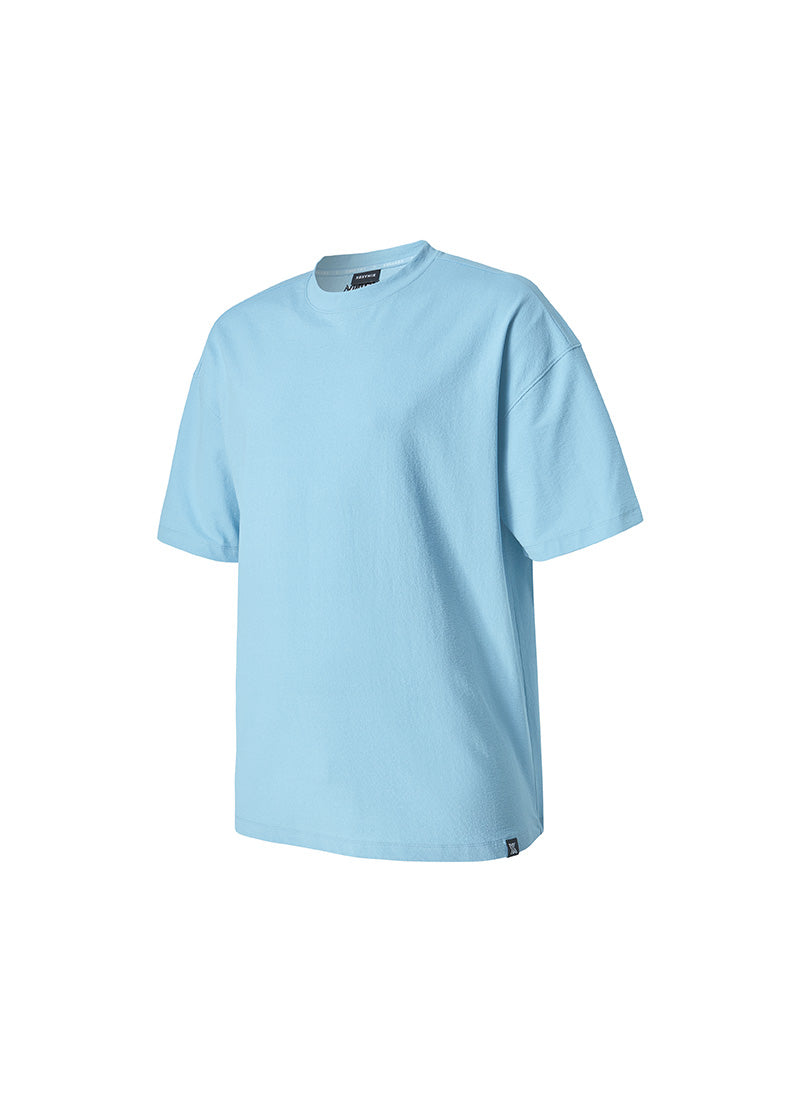 NX Men's Heavy Cotton Overfit Short Sleeve - Sky Blue