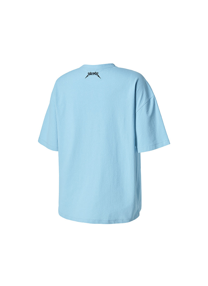 NX Men's Heavy Cotton Overfit Short Sleeve - Sky Blue