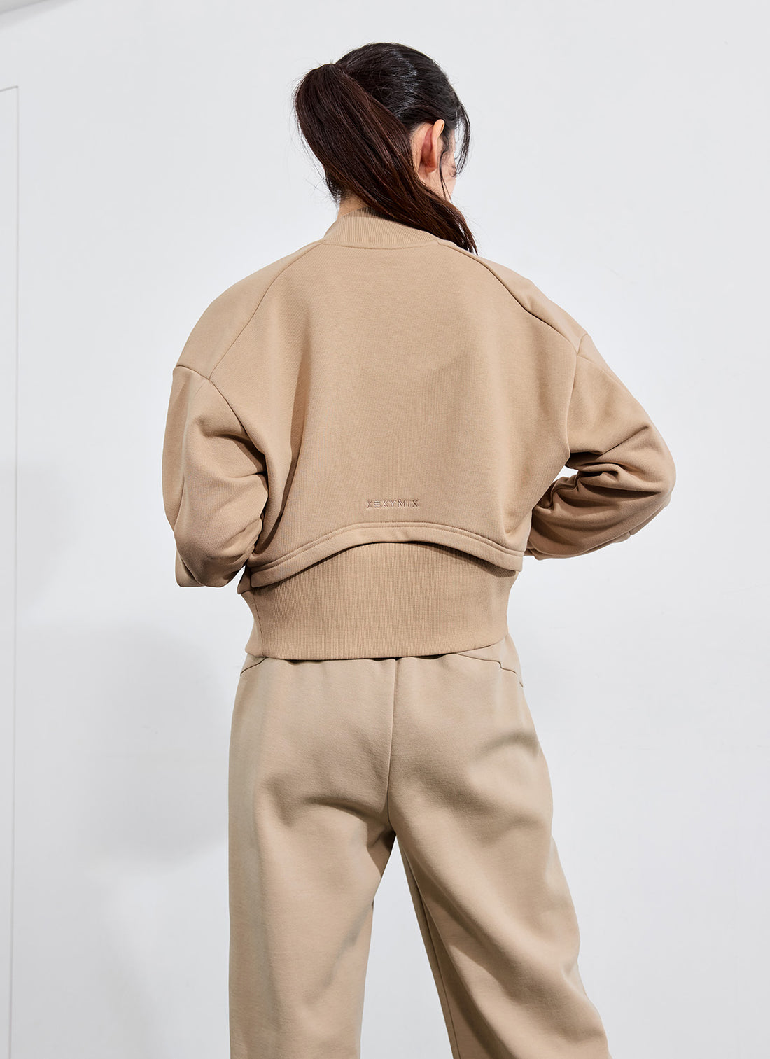 Soft Tension Layered Wide Pants - Joy Beige